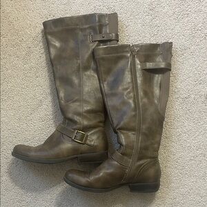 Brown Knee-High Boots